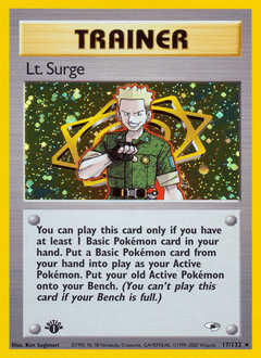 Lt. Surge Gym Heroes #17