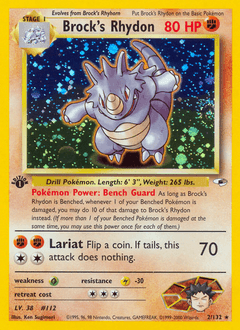 Brock's Rhydon Gym Heroes #2