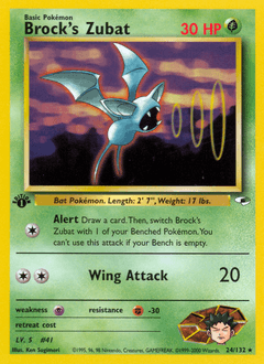 Brock's Zubat Gym Heroes #24
