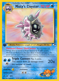 Misty's Cloyster Gym Heroes #29