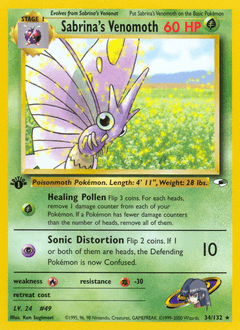 Sabrina's Venomoth Gym Heroes #34