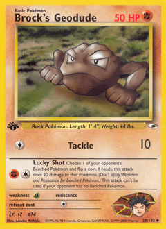 Brock's Geodude Gym Heroes #38