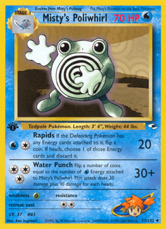 Misty's Poliwhirl Gym Heroes #53