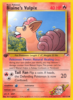 Blaine's Vulpix Gym Heroes #65