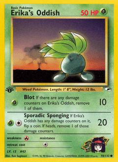 Erika's Oddish Gym Heroes #78