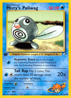 Misty's Poliwag Gym Heroes #87