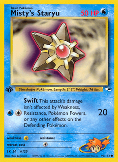 Misty's Staryu Gym Heroes #90