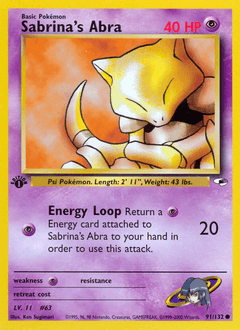 Sabrina's Abra Gym Heroes #91