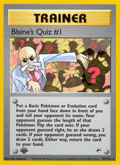 Blaine's Quiz #1 Gym Heroes #97