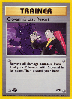 Giovanni's Last Resort Gym Challenge #105