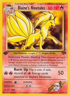 Blaine's Ninetales Gym Challenge #21