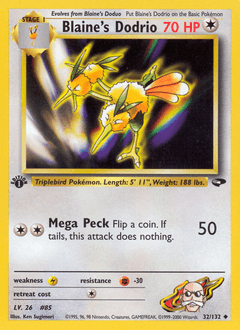 Blaine's Dodrio Gym Challenge #32