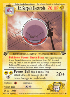 Lt. Surge's Electrode Gym Challenge #52