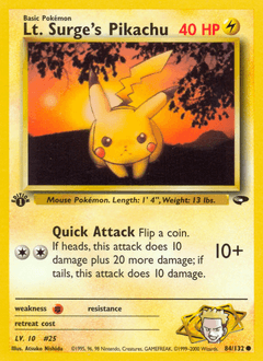Lt. Surge's Pikachu Gym Challenge #84