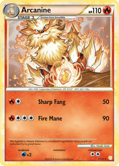 Arcanine HeartGold & SoulSilver #1