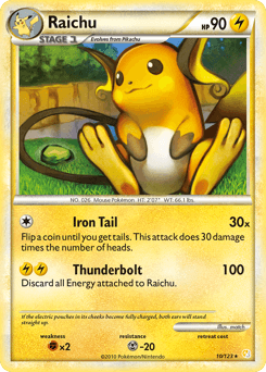 Raichu HeartGold & SoulSilver #10