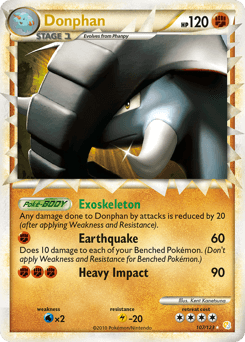 Donphan HeartGold & SoulSilver #107