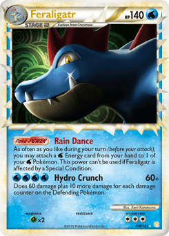 Feraligatr HeartGold & SoulSilver #108