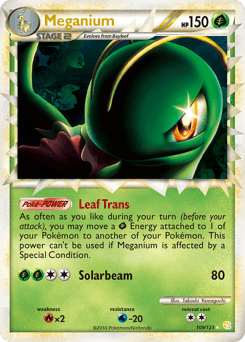 Meganium HeartGold & SoulSilver #109