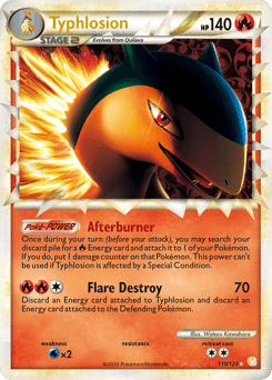 Typhlosion HeartGold & SoulSilver #110