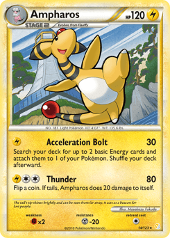 Ampharos HeartGold & SoulSilver #14