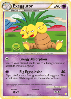Exeggutor HeartGold & SoulSilver #18