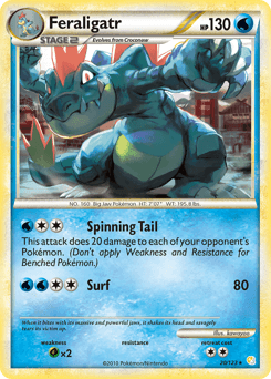 Feraligatr HeartGold & SoulSilver #20