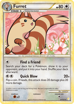 Furret HeartGold & SoulSilver #21