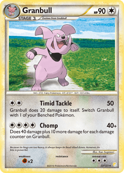 Granbull HeartGold & SoulSilver #22