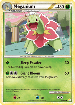 Meganium HeartGold & SoulSilver #26