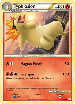 Typhlosion HeartGold & SoulSilver #32