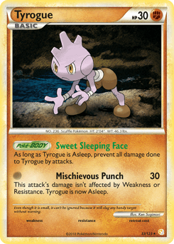 Tyrogue HeartGold & SoulSilver #33
