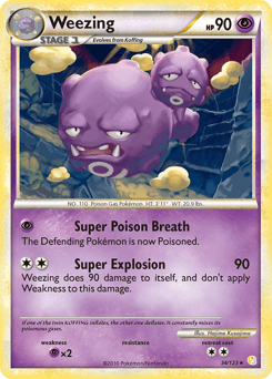 Weezing HeartGold & SoulSilver #34