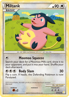 Miltank HeartGold & SoulSilver #47