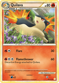 Quilava HeartGold & SoulSilver #49
