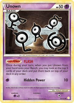 Unown HeartGold & SoulSilver #55