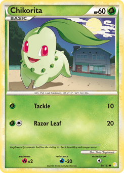 Chikorita HeartGold & SoulSilver #59