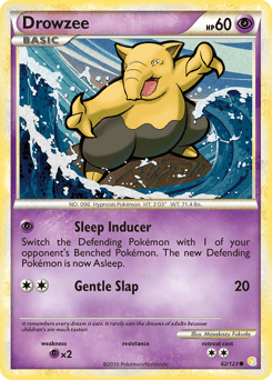 Drowzee HeartGold & SoulSilver #62