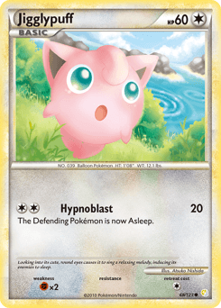 Jigglypuff HeartGold & SoulSilver #68