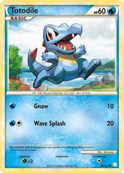 Totodile HeartGold & SoulSilver #86