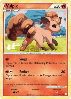 Vulpix HeartGold & SoulSilver #87