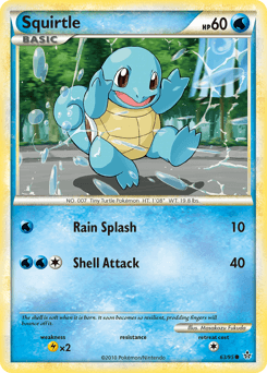Squirtle HS—Unleashed #63