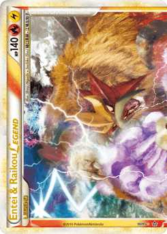 Entei & Raikou LEGEND HS—Unleashed #90