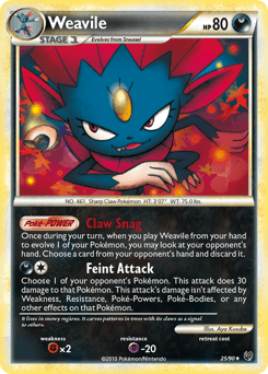 Weavile HS—Undaunted #25