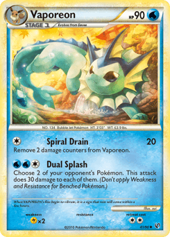 Vaporeon HS—Undaunted #41