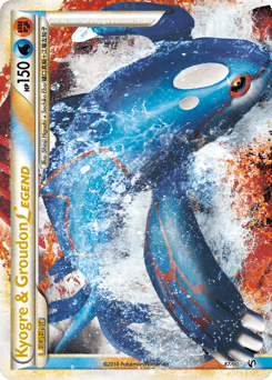 Kyogre & Groudon LEGEND HS—Undaunted #87
