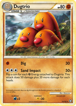 Dugtrio HS—Triumphant #19