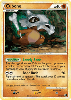 Cubone HS—Triumphant #60