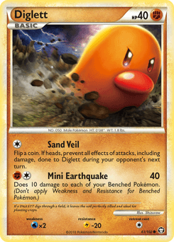 Diglett HS—Triumphant #61