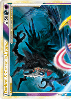 Darkrai & Cresselia LEGEND HS—Triumphant #99